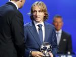 Luka Modric fue premiado mejor mediocampista.