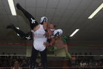En la lucha semifinal, Hijo del Diabólico, Diabólico Jr. y V 57, superaron a King Moncky, Mr. Iguana y Fulgor de Durango.