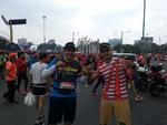 07092017 Arturo Sifuentes y Luis Espino en el Maratón de CDMX.