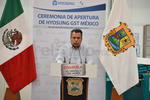 Por su parte, el alcalde Jorge Luis Morán dio un largo mensaje a los asistentes sobre las ventajas de haber invertido en Torreón y en Coahuila.