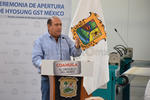 Por su parte, el alcalde Jorge Luis Morán dio un largo mensaje a los asistentes sobre las ventajas de haber invertido en Torreón y en Coahuila.