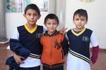 Emiliano, Tadeo y Alexander.