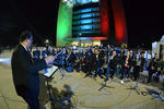 La banda de música de Torreón deleitó a los presentes con temas tradicionales mexicanos.