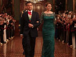 En 2014, Rivera optó por un vestido de Oscar de la Renta.