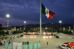 Diferentes corporaciones encargadas de la Seguridad Pública se concentraron en la explanada principal de la Plaza Mayor de Torreón.