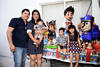 25092017 EN FAMILIA.  El pequeño Claudio junto a sus papás, Alejandro Rivas y Claudia Martínez, y sus hermanitos, Luciana y Alejandro, en su festejo de cumpleaños.