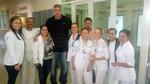 El exbasquetbolista de la NBA y Selección Nacional, Horacio Llamas, visitó el Centro de Cancerología en donde se robó la sonrisa de los niños.