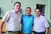 02102017 COMPAñEROS.  Juan, Héctor y Oswaldo.