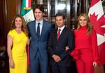 "Somos amigos y significa que estamos ahí en tiempos difíciles" dijo Justin Trudeau en su visita al país.