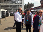 Carlos Slim estuvo presente en el Gran Premio de México.