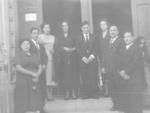29102017 Leonor Gallegos García en su boda con el Sr. Ernesto Castañeda Rojas en octubre de 1949.