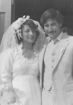 29102017 Marí­a de Jesús Reyes y Vicente Berlanga Álvarez el dí­a de su boda hace 37 años, el 20 de diciembre de 1980.