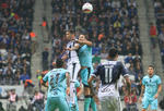 Santos Laguna empató a un gol contra Rayados en el partido reprogramado de la jornada 11 en Monterrey.
