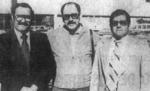 12112017 El empresario Baudelio Cuéllar González con los abogados Jesús Reyes y Serafí­n Muñoz en los 70.
