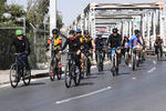 Integrantes de diversos colectivos ciclistas salieron a rodar para conmemorar el Día Mundial en Memoria de las Víctimas de Hechos Viales.