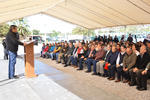 El presidente municipal de Torreón, Jorge Luis Moran también estuvo presente en la ceremonia de entrega.