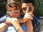 Selena Gomez y The Weeknd en una selfie.