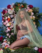 Beyoncé anunciando su embarazo.
