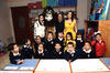 04122017 UN BELLO CUMPLEAñOS.  Aurora Aranda Máynez en su festejo por su cumpleaños número cuatro junto a sus compañeros del Colegio Cervantes.