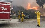 La velocidad de las llamas hizo recordar los incendios forestales que azotaron la región vinícola en el norte del estado hace ocho semanas.