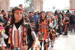 En total son 180 danzas en la ciudad de Durango, las que se han dado cita a este templo.