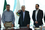 03 de marzo. Protesta | El alcalde Jorge Luis Morán tomó protesta al Consejo de Seguridad Pública de Torreón.
