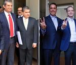 01 de agosto. Transición | El gobernador Rubén Moreira Valdez y el gobernador electo Miguel Riquelme encabezaron la primera reunión de trabajo del equipo de transición de entrega-recepción en el Gobierno de Coahuila.
