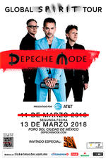 El 11 de marzo de 2018 regresará Depeche Mode a México con un concierto en el Foro Sol, el cual resultó insuficiente ante la demanda de sus seguidores, por lo que se abrió una segunda fecha el 12 del mismo mes.