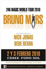 La Ciudad de México, Monterrey y Guadalajara se podrán a bailar con el The 24K Magic World Tour de Bruno Mars.