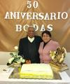 21012018 BODAS DE ORO.  Don Cristóbal Sánchez y Margarita García en días pasados cumplieron 50 años de casados y los celebraron en la Iglesia del Sagrado Corazón de Jesús de Francisco I. Madero, Coahuila.