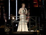 Patti LuPone cantó Don't Cry For Me Argentina durante un tributo a Leonard Bernstein y Andrew Lloyd Webber.