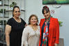 10022018 FELIZ CUMPLEAñOS.  Mayela Lozoya de Corpus con Irma Vázquez y Gladys de Santaella en su festejo.