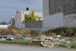 Cancha afectada. Parques, zonas comunes y canchas deportivas han sido afectadas por la basura en Rincón La Merced.