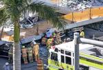 El Departamento de Bomberos de Miami llegaron con recursos adicionales para la operación de rescate.