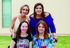 31032018 EN FESTEJO.  Liz, Esther, Aracely y Diana.
