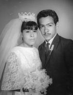 22042018 Sra. Ma Elena Marín y Carlos Gutiérrez el día de su enlace
nupcial celebrado el 21 de abril de 1968.