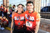 23042018 CRUZAN LA META.  Joceline de la Peña y Ricardo Rodríguez participaron en reciente carrera deportiva.
