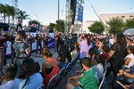 Se realizó el festival musical y cultural "Festejemos a las Mamás de Torreón" en la explanada de la Plaza Mayor desde las siete de la tarde del miércoles.