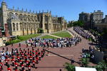 Los invitados se congregaron en la capilla de San Jorge del castillo de Windsor.