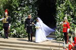 El príncipe Harry y la exactriz estadounidense Meghan Markle se han dado hoy el "sí, quiero" en una entrañable y soleada boda celebrada en la localidad británica de Windsor, que ha generado expectación máxima en todo el mundo.