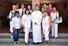 22052018 POSAN PARA LA FOTO.  Integrantes de Acción Social en la misa mensual en Casa de Cristiandad, que fue oficiada por el Padre Ricardo Vargas.