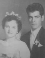 27052018 Rosa Valdés de Rosales y Juan Rosales Carrillo el día de su
boda el 24 de mayo de 1958.