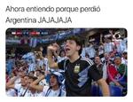 Llegan los memes de la derrota de Argentina