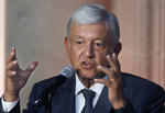 Al finalizar el encuentro, López Obrador dio una rueda de prensa donde detalló lo abordado en la reunión.
