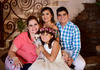 08072018 DOBLE FESTEJO.  Mía Jaqueline Villalobos Muñoz con su mamá, Francis Muñoz, y sus hermanos, Gilberto y Sofía.