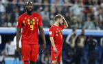 Umtiti festeja su gol ante Bélgica.