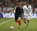 El gran juego de Luka Modric destacó en el partido ante Inglaterra.