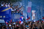 La fiesta en París no paró desde que el domingo levantaron su segundo trofeo mundialista.