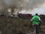 a Coordinación Estatal de Protección Civil de Durango (CEPCD) informó que las corporaciones de emergencia y seguridad se encuentran en el kilómetro 17 de la autopista Durango-Torreón atendiendo el accidente de la aeronave.