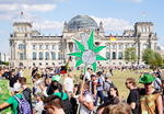 La marihuana unió a miles de personas en Berlín.